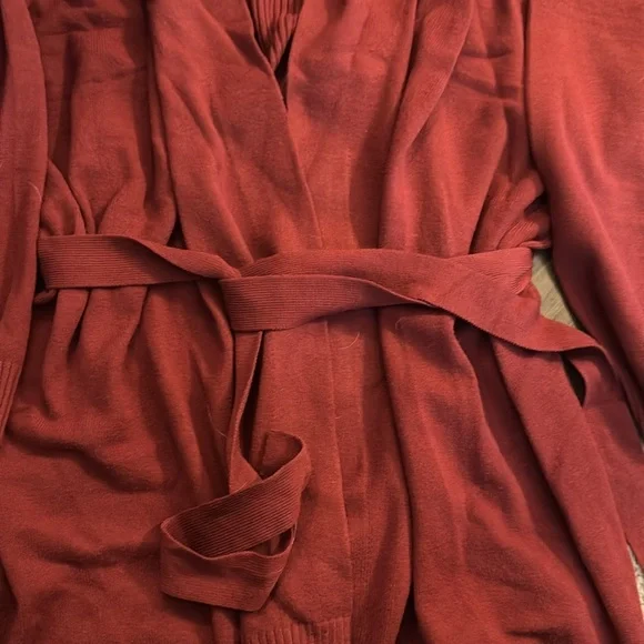 Lane Bryant Rich Red Knit Cardigan - Picture 4 of 4